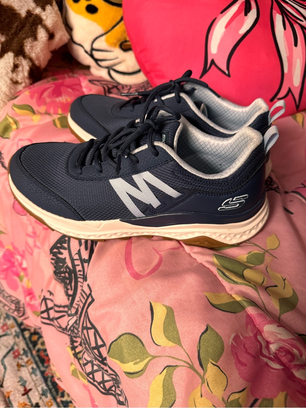 Skechers ladies  Navy and White Casual Walking Sneakers